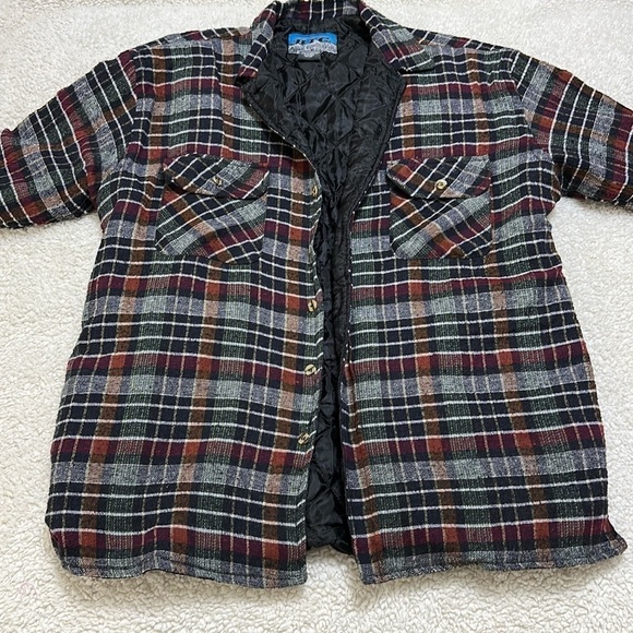 BTC Other - BTC Bay Trading Company Quilted Plaid Flannel Jacket Men’s Size XL